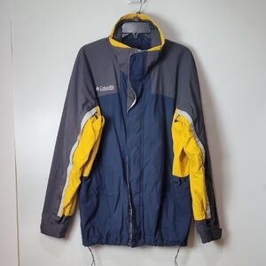 Columbia Blue and Yellow Ski Jacket
